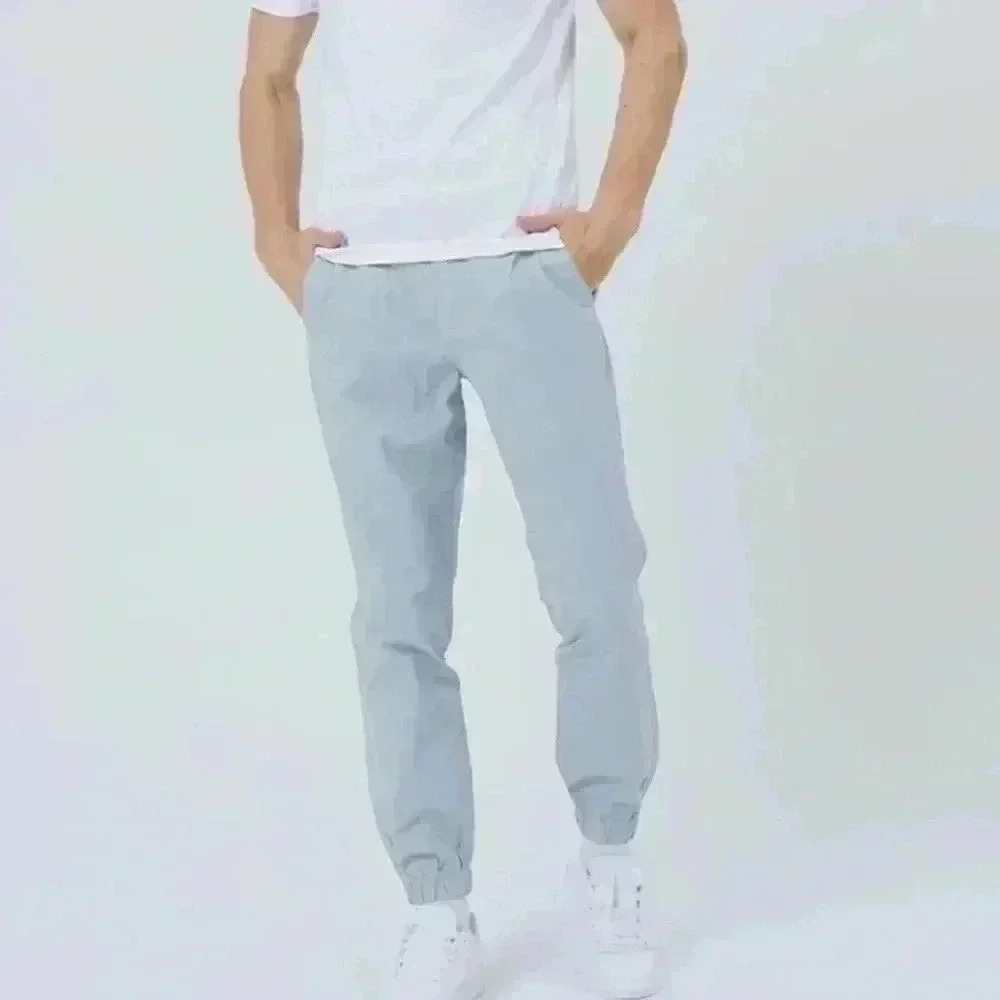 Eubi Australia XL navy blue cotton jogger pant. Working drawstring & zipper.